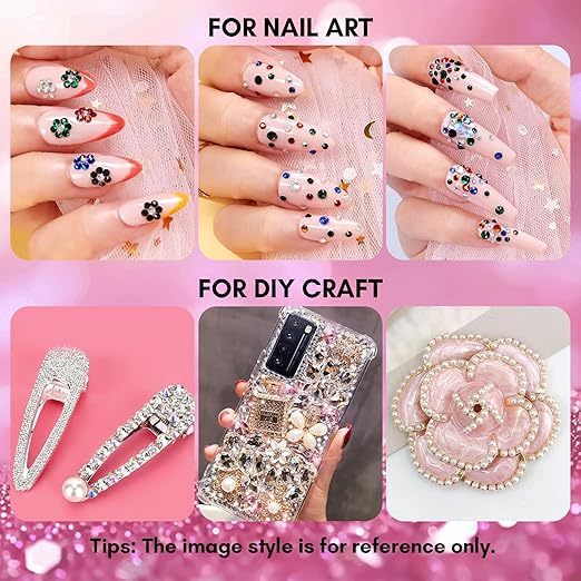Makartt Dark Purple Nail Rhinestone Flatback Rhinestone Round Amethyst Crystal Glass Nail Charms Diamonds Nail Jewels Rhinestones for DIY Crafts Makeup Nail Art Supplies Accessories Christmas Gift