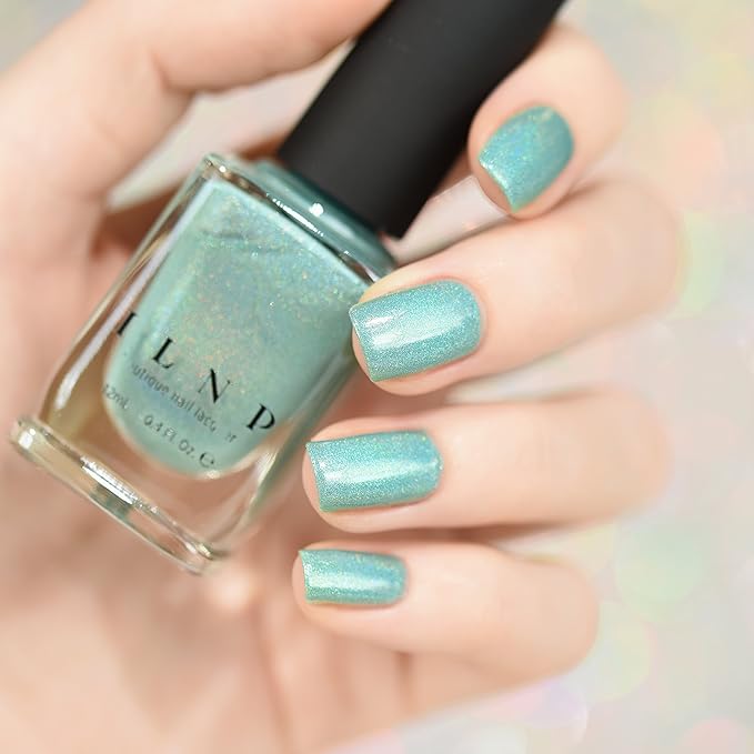 ILNP Music Box - Rich Teal Blue Holographic Nail Polish