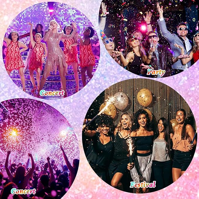 Mardi Gras Face and Body Glitter Stick for Sparkling Makeup, Hair Glitter Accessories for Women, Highlighting Stick for Fairy Dust, Cheerful Face Glitter for Festive Parties and Carnivals