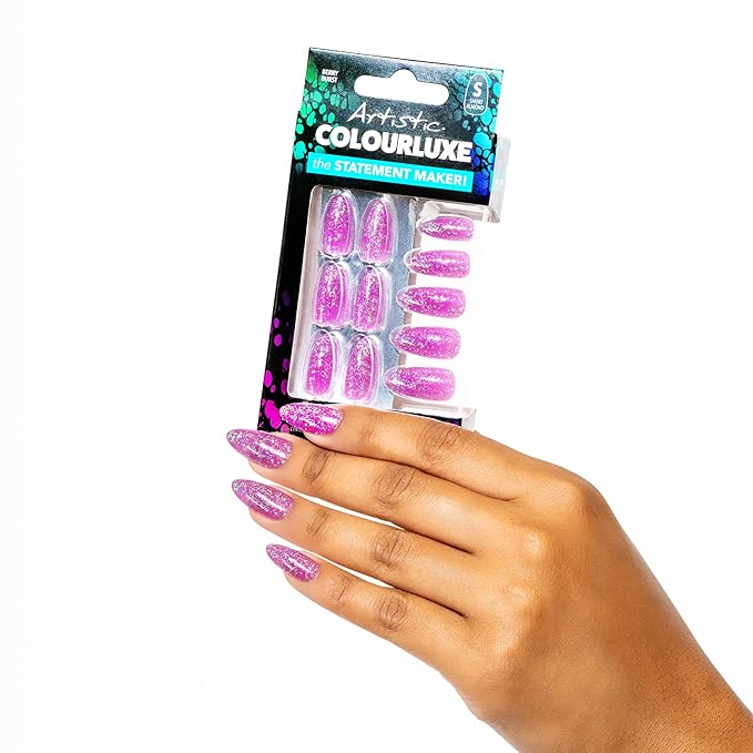 Artistic Colourluxe Press-On Tips - Kit Colourluxe Press-On Tips - Kits Nails - 30 Nails (Berry Burst, Kit)