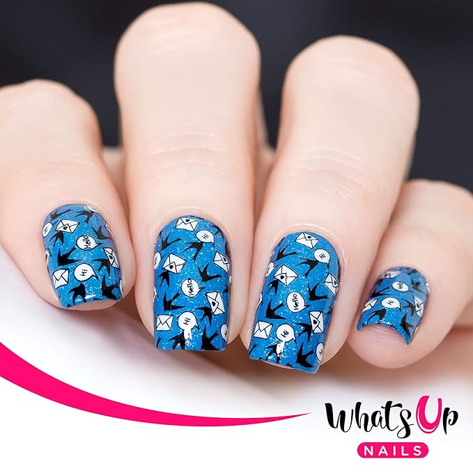 Whats Up Nails - B041 Season of Love Stamping Plate for Nail Art Design