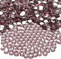 NCB 3000pcs Flatback Round Glass Nail Art Rhinestones Crystal for DIY Making Accessories Shoes, Clothes, Face Art, Bags, Manicure (Lt. Amethyst, SS6 3000pcs)