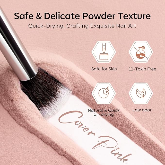 Modelones Acrylic Powder, 4.23oz Upgraded Dark Pink Nail Acrylic Powder for Nail Art 3D Carving French Nails Extensions, Non-Yellowing, Gifts for Women