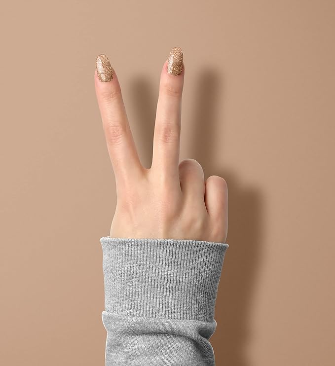 LeChat Perfect Match Gel Polish, Crystal Ball, Rose Gold with Glitter Finish, Easy Application, Soak Off Formula, 0.5 Fl Oz