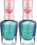 Sally Hansen Color Therapy Nail Polish, Reflection Pool, Pack of 2