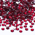 Siam Flatback Rhinestones, Glass Rhinestones for Nail Art and Craft, Glue Fix, Loose Crystal Gemstones(Siam, SS34, 576pcs, 7.1-7.3mm)