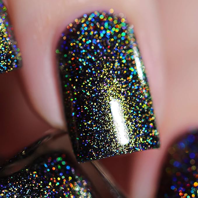 ILNP Riot - Yellow to Green Color Kissed Ultra Holographic Nail Polish