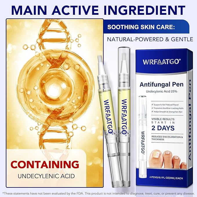 Toenail Treatment Extra Strength, Nail Repair Pen, Nail Treatment for Damaged, Discolored & Thickened Nails, Nail Repair, Restore Healthy Nail Appearance