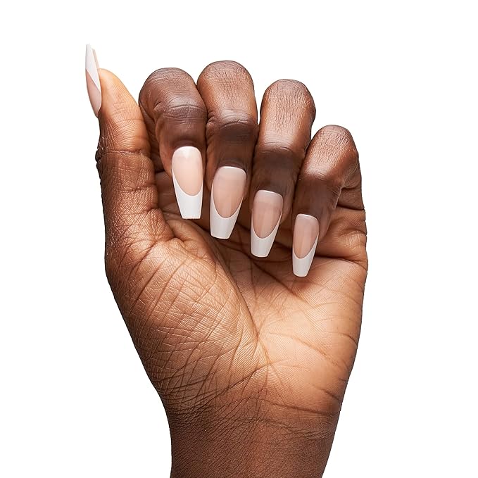The Nailest - Instant Luxury Acrylic Press-on Nails-Medium Coffin- Timeless French