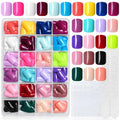 LoveOurHome 576pc Christmas Press on Nails Short Fake Nails Acrylic Nail Press ons Nails Square Short Presson Nail Square False Nail Artificial Fingernail & Glue Adhesive Tabs for Women Girls Kids