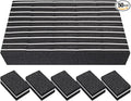 Nail Buffers (50 Pack), mini Buffer Block Nail File for Acrylic Nails and Natural Nails, 100/180 Grit Nail Buffer Block Bulk Buffing Blocks for Nail Buff Professional Manicure File Blocks Set Black