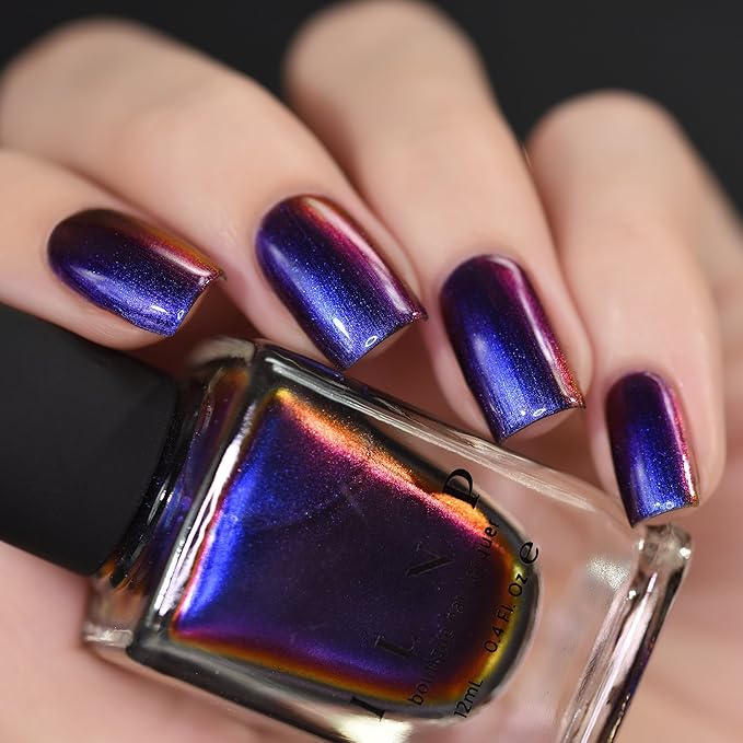 ILNP Cygnus Loop - Blue, Purple, Orange, Yellow, Red, Green Ultra Chrome Color Shifting Nail Polish