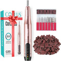 COSLUS C20 Cordless Nail Drill Electric File: Professional for Acrylic Gel Dip Powder Nails Portable Nail Drill Machine Kit for Manicure Pedicure Nail Set with Everything Rechargeable Lightweight