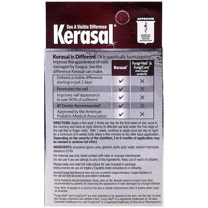 Kerasal Nail Fungal Nail Renewal Treatment 10ml (2 Pack)