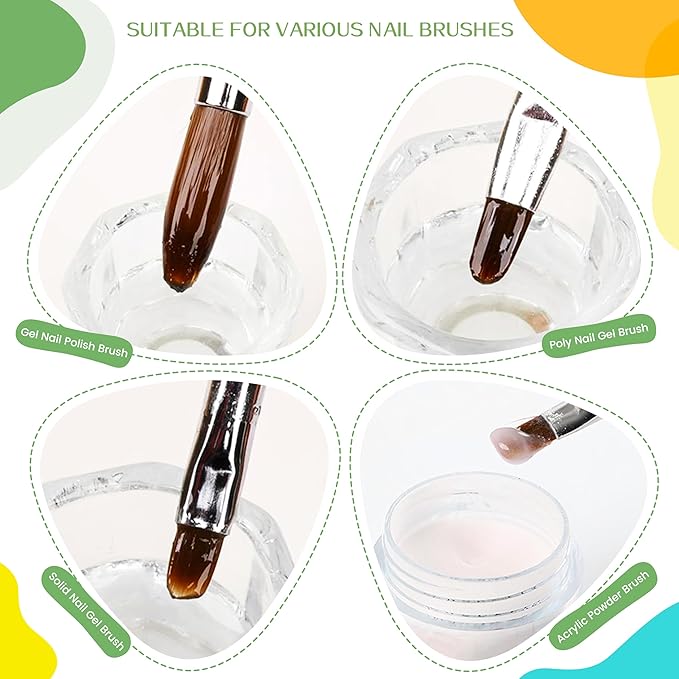 AIJIMEI Nail Art Brush Cleaner Gel Restorer Fragrans, 2Fl.oz Nail Brush Cleaner Gel Solution Brush Cleaning Essence Quick Dissolution for Any Nail Tools (60ml-Fragrans)