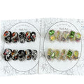 2Packs (20Pcs) Short Press on Nails Mystery Box Random Handmade Nails Manicure Charms Fake Nails Art Nail Kit press on nails for Women Party Holiday Photo Size M 1.5-2.5CM