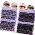 Ocean Pearl Lash Clusters 480PCS 11-20mm Individual Eyelash Extensions 30D+40D+80D+100D DIY Thick Volume Natural Lashes for Beginners at Home-4