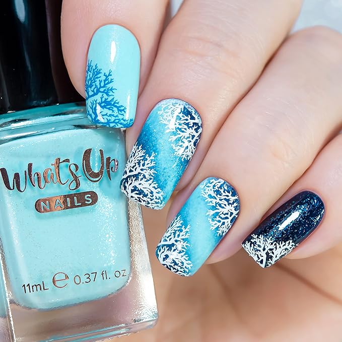 Whats Up Nails - B072 No Clowning Around Stamping Plate for Halloween Nail Art Design