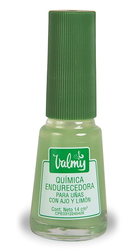 2in1 Garlic Nail Hardener & Lemon Nail Whitener, and Nail Strengthener for Thin Nails and Growth Base Coat Nail Polish Set - Endurecedor de Uñas, 0.47 Fl oz each (2 Pack) Mix