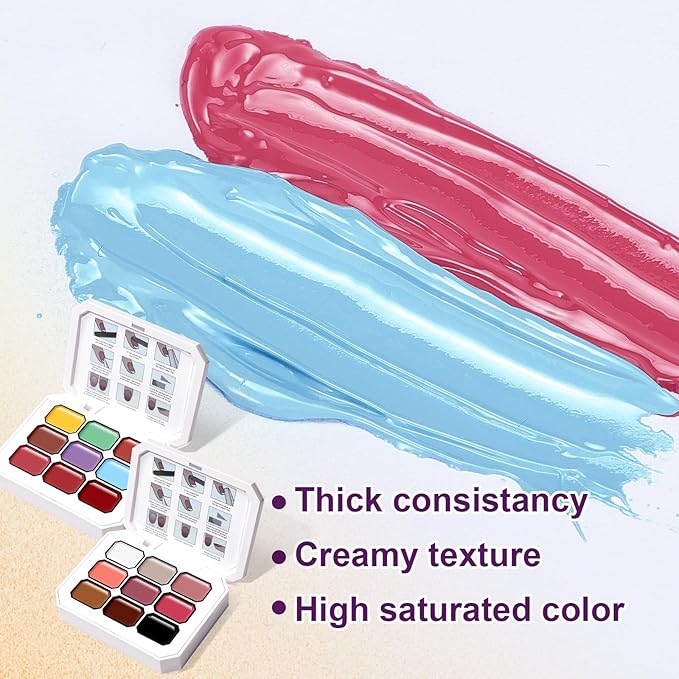 Gradient Gel Nail Set,18 Bright Nude Color for Ombre Summer Rainbow Nail Polish Platte Kit, Pat Painting Gel French Nail Manicure No-wipe Soak of UV DIY Art Home Salon