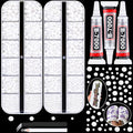 12100Pcs Resin Rhinestones for Crafting with 3Pcs 10ml B7000 Jewelry Glue, 2 Boxes Flatback Crystals Diomand (White) for Bedazzling Crafts DIY Nail Art Makeup，Non Hotfix Gems for Clothing Shoes