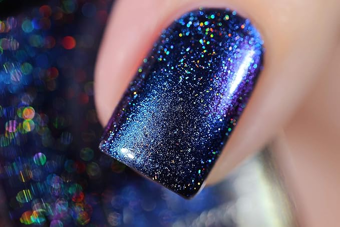 ILNP Unfazed - Blue, Purple Duochrome Holographic Nail Polish