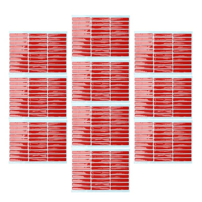 10 Sheet Nail Art Mounting Tape,Nail Tip Display Tape Salon Double Sided Adhesive Tape Accessory for Nail Tip Color Display