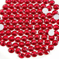 Beadsland Flat Back Crystal Rhinestones Round Gems for Nail Art and Craft Glue Fix, Siam, 8.3-8.6mm, SS40/144pcs