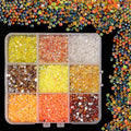 4500Pcs Flatback Rhinestones for Crafts, 3mm Yellow Crystals Rhinestone, Resin Flatback Glitter Gems Nail Diamonds Rhinestones for Clothes Accessories DIY