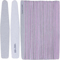 BTYMS 25 Count 100/180 Grit Nail Files - Double Sided Emery Boards, Reusable Nail Buffing & Manicure Files for Natural/Gel/Acrylic Nails
