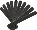 Nail File 10 PCS Professional Double Sided 100/180 Grit Nail Files Emery Board Black Manicure Pedicure Tool and Nail Buffering Files