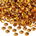 2880PCS Art Nail Rhinestones Non Hotfix Glue Fix Round Crystals Glass Flatback for DIY Jewelry Making with one Picking Pen (ss6 2880pcs, Topaz)