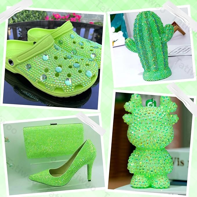 20000Pcs Light Green Flatback Jelly Resin Rhinestones for Bedazzling, Mix Sizes Crystal Rhinestones Gems, Green Gems Bedazzling for Crafting, Flatback Rhinestone for DIY Face Makeup Crafts