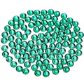 Novani Rhinestones 3000Pcs Flatback Crystal Round Loose Gemstones Glass Rhinestones for Crafts Makeup Nail Art Clothes Shoes DIY Decorations(SS10, 2.7-2.9mm,Green Zircon)