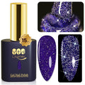YTD Likomey Reflective Glitter Gel Nail Polish,15ml Lavender Purple Flash Diamond Shimmer Gel,Sparkly Shiny Salon Home Manicure Fall Winter UV Varnish,SZ015