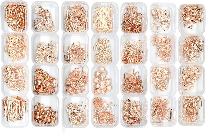 PrettyClaw Nail Art Set 28 Styles Nail Charms (1000+ Pieces) (Set #5)