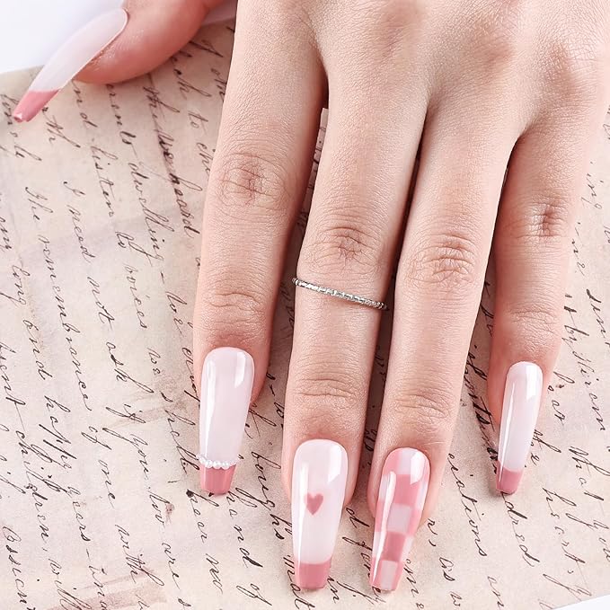 JODSONE Nude Pink Swirl Nail Art Liner Gel Polish,10ml Classic Color 3D Nail Art Pens Effect Nail Print Design with Thin Brush for French Tips Manicure Painting DIY at Home - LB05