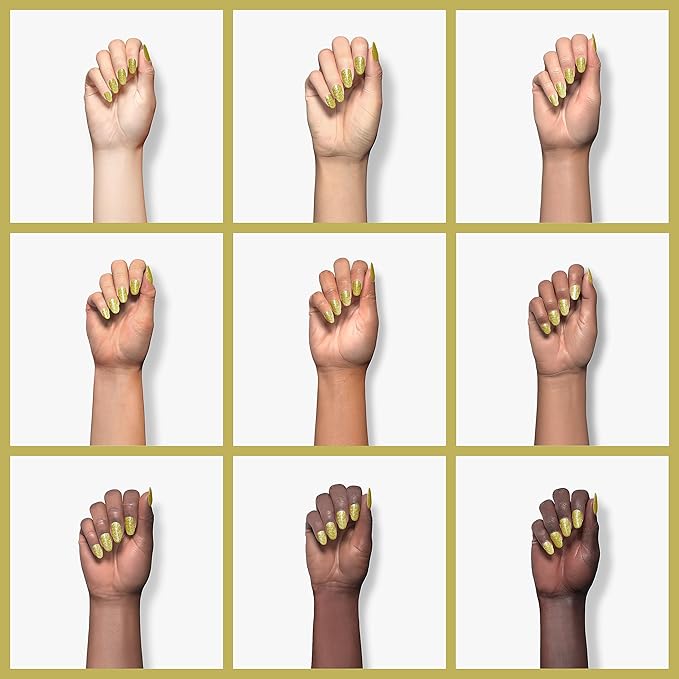 RARJSM Reflective Gel Nail Polish, Yellow Gel Nail Polish, 7.5ml 0.25Floz Yellow Nail Glitter Gelpolish Summer Candy Collection Diamond Shimmer for Starter Nail DIY at Home U V L E D Cure Required