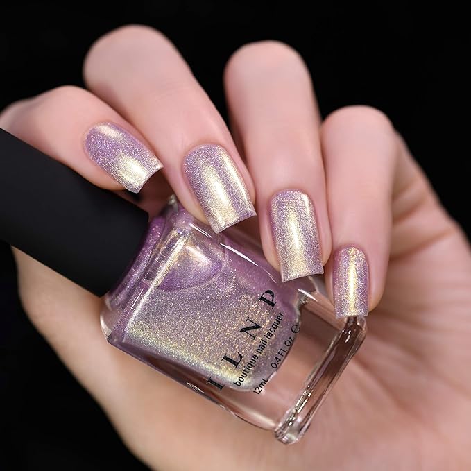ILNP In The Clouds - Pale Lilac Shimmer Holographic Nail Polish