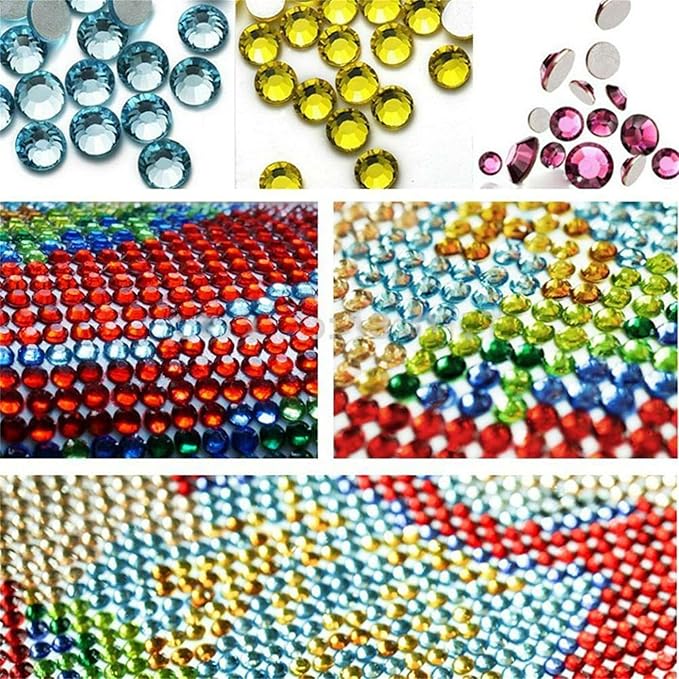 35000PCS Crystal Beads for Diamond Painting, Diamond Painting Accessories, 175 Colors Round Drills Rhinestones for Crafts, Bead Art or Nails Art, 2.5MM