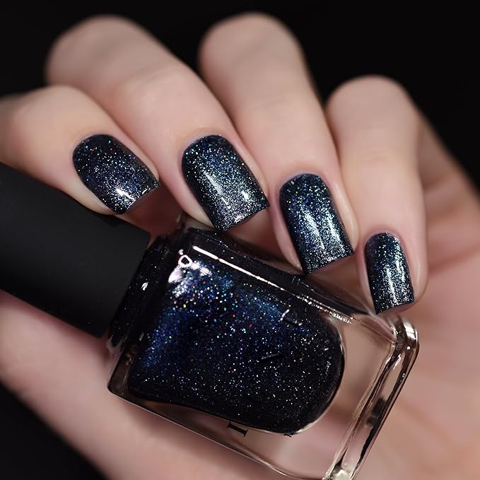ILNP By Nightfall - Asphalt Blue Ultra Metallic Nail Polish