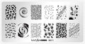 Whats Up Nails - B011 Intergalactic Encounters Stamping Plate for Nail Art Design