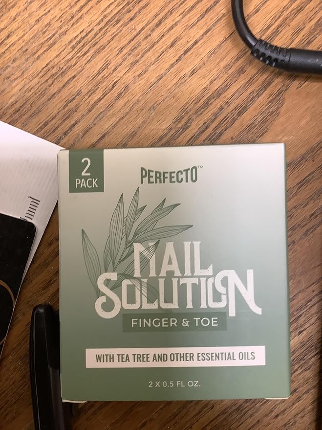 Perfecto Toenail Treatment with Tea Tree Oil - Fingernail and Toe Nail Treatment Extra Strength - Nail Repair Foot Nail Treatment - Renews Foot, Yellow & Cracked Nails