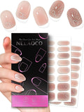 Nail Polish Strips – 32PCS UV Free Salon Quality Wraps, Long Lasting Gel Nail Stickers for Women (Sweetheart Red)