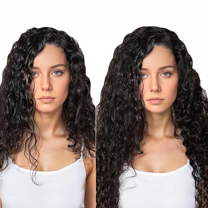 RUNATURE Tape ins Human Hair Extensions Curly Brown Remy Hair Tape in Extensions 22 Inch Dark Brown Seamless Human Hair Extensions Tape in Curly Human Hair Tape in Extensions Double Sided 50g 20pcs