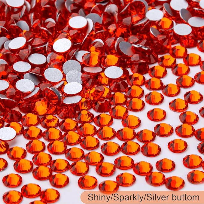 Flatback Rhinestones Bulk, 14400PCS Hyacinth Rhinestones for Clothes DIY Decoration Crafts, Hyacinth, SS10, 2.7-2.9mm