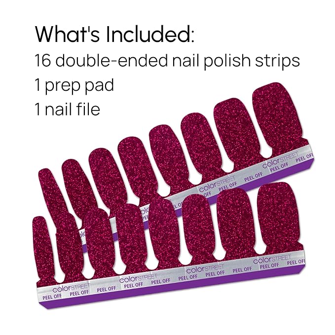 Color Street Rio Red Nail Strips