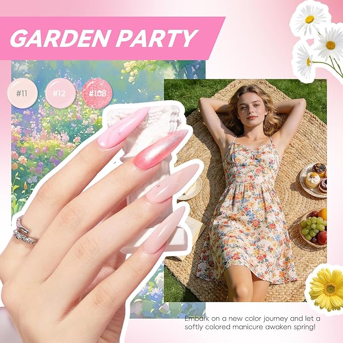 COSCELIA 66pcs Gel Nail Polish Kit with U V light and Drill 35 Colors Spring Gel Polish Set 5pcs Top Base Coat Nail Art Starter French Gel Manicure Kit Gifts for Women Girls