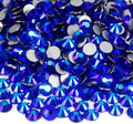 Genie Crystal 1440 PCS Sapphire AB Rhinestones Flatback SS20, 4.8 mm Dark Blue Aurora Borealis Glue on Glass Rhinestones Strass for DIY Crafts, Shoes, Dance Costumes, Tumbler, Bling Decoration