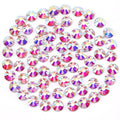 Novani Rhinestones 1440pcs SS10 Glass Rhinestones Crystal Flatback Gemstones for Crafts Nails Makeup Bags and Shoes Decoration（SS10, Crystal AB）